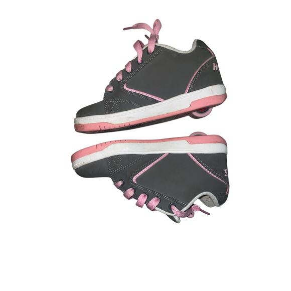 Heelys Propel 2.0 | Youth Size 2 | Gray Pink Skate Roller Sneakers | GUC - Picture 1 of 7